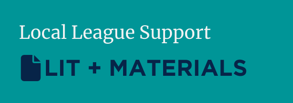 Local league support: request literature and materials