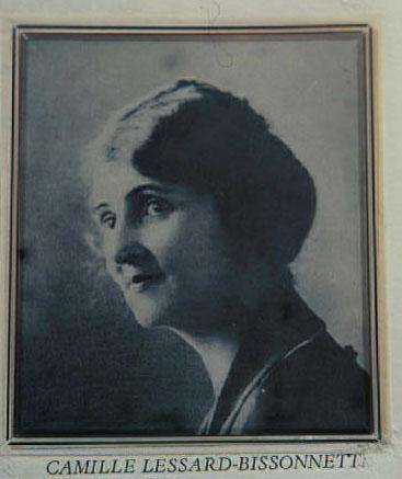 old photo of Camille Bissonette
